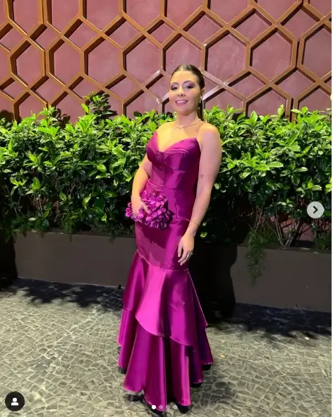 Vestido Zara Fúcsia